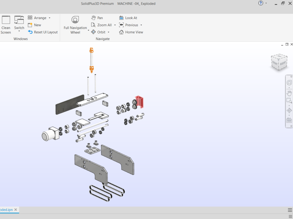 SolidPlus3D CAD Exploded View