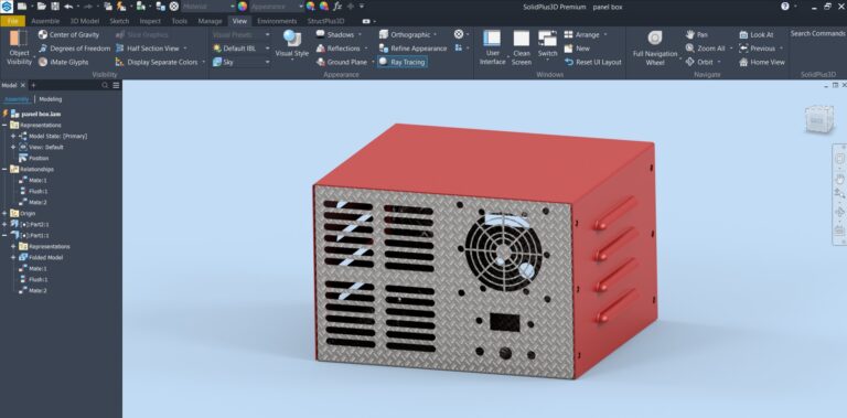 Sheet Metal Design in SolidPlus3D: From Concept to Fabrication